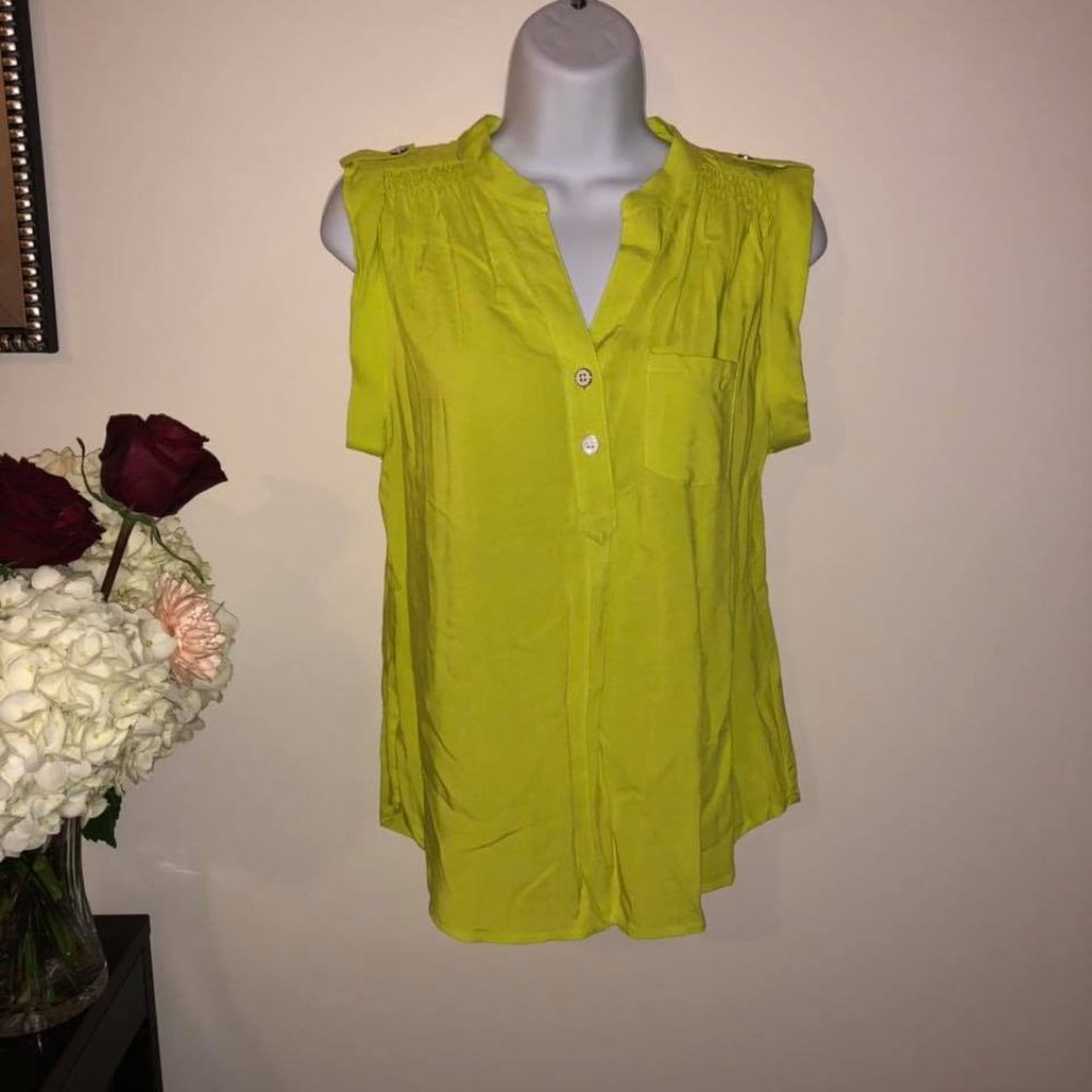 Attention Lime Green Top